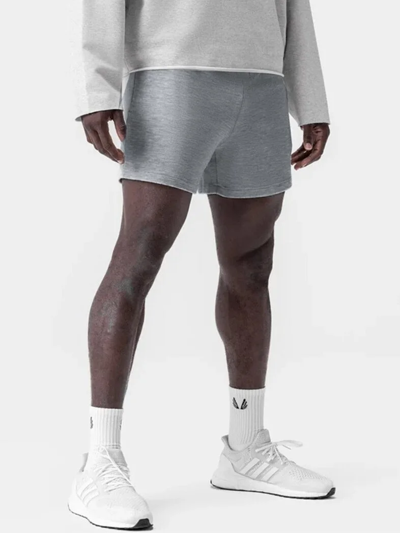 Men's Fitness Running Shorts Breathable Slim Fit American Sports Training Pants Summer New Style Embroidered Three-Point Pants