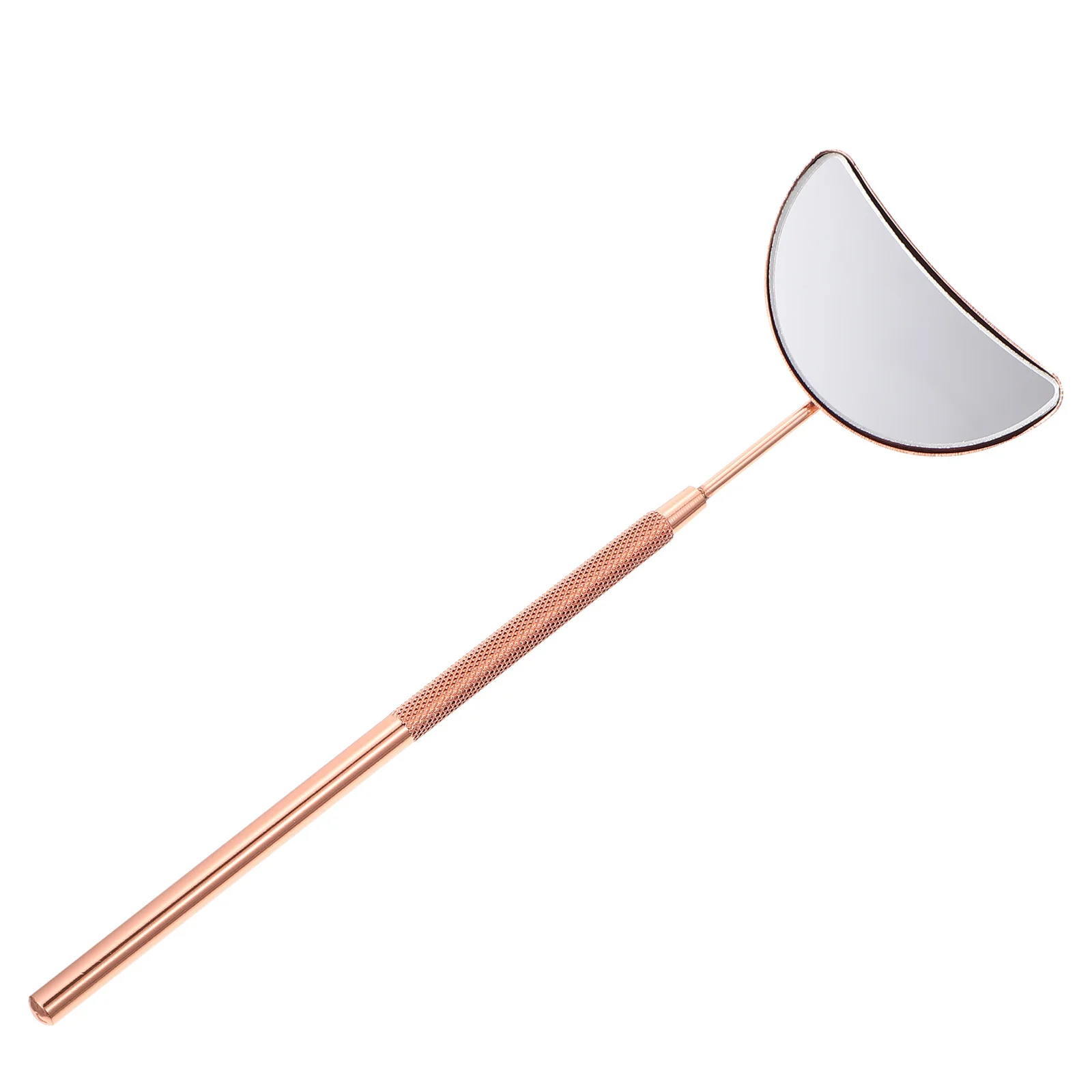 1Pcs Eyelash Mirror Anti-Fog Crescent Design Removable Lightweight Portable Eyelash Grafting Tool Makeup Supply Beauty Salon