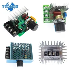 2000W 4000W 5000W 220V SCR Voltage Regulator Dimmer Motor Speed Controller Thermostat Hight Power Electronic Regulators Module