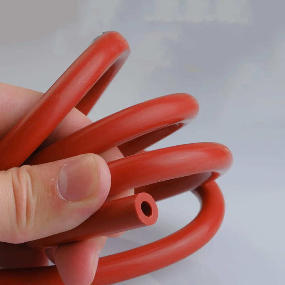 Flexible Food Safe Red Silicone Tubing 1 To 10 Meter Multi Inner Diameter Coffee Machine Water Dispenser Replacement Air Hose