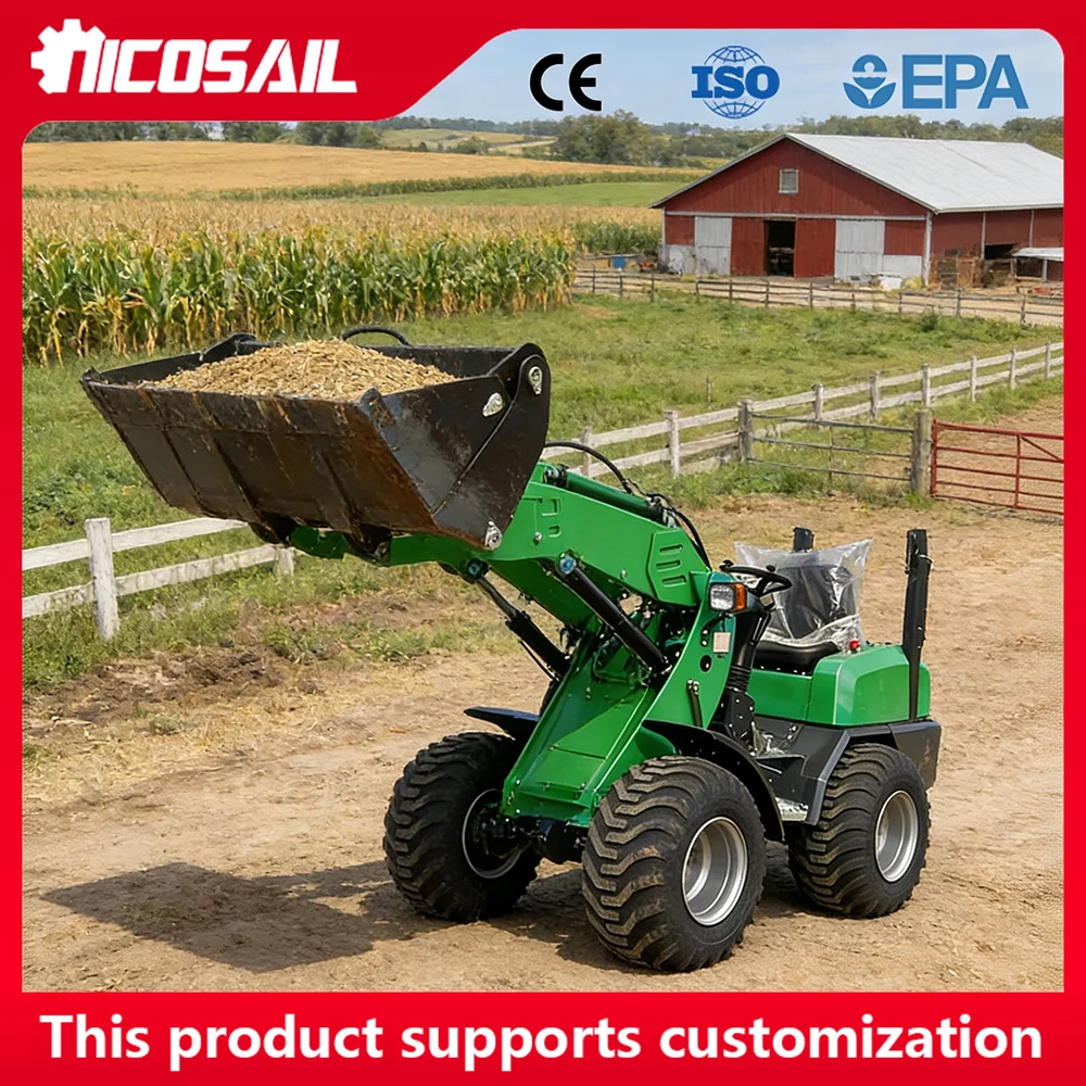 EU CE Telescopic Wheel Loader KZL918 Custom Color Logo Attachments Available