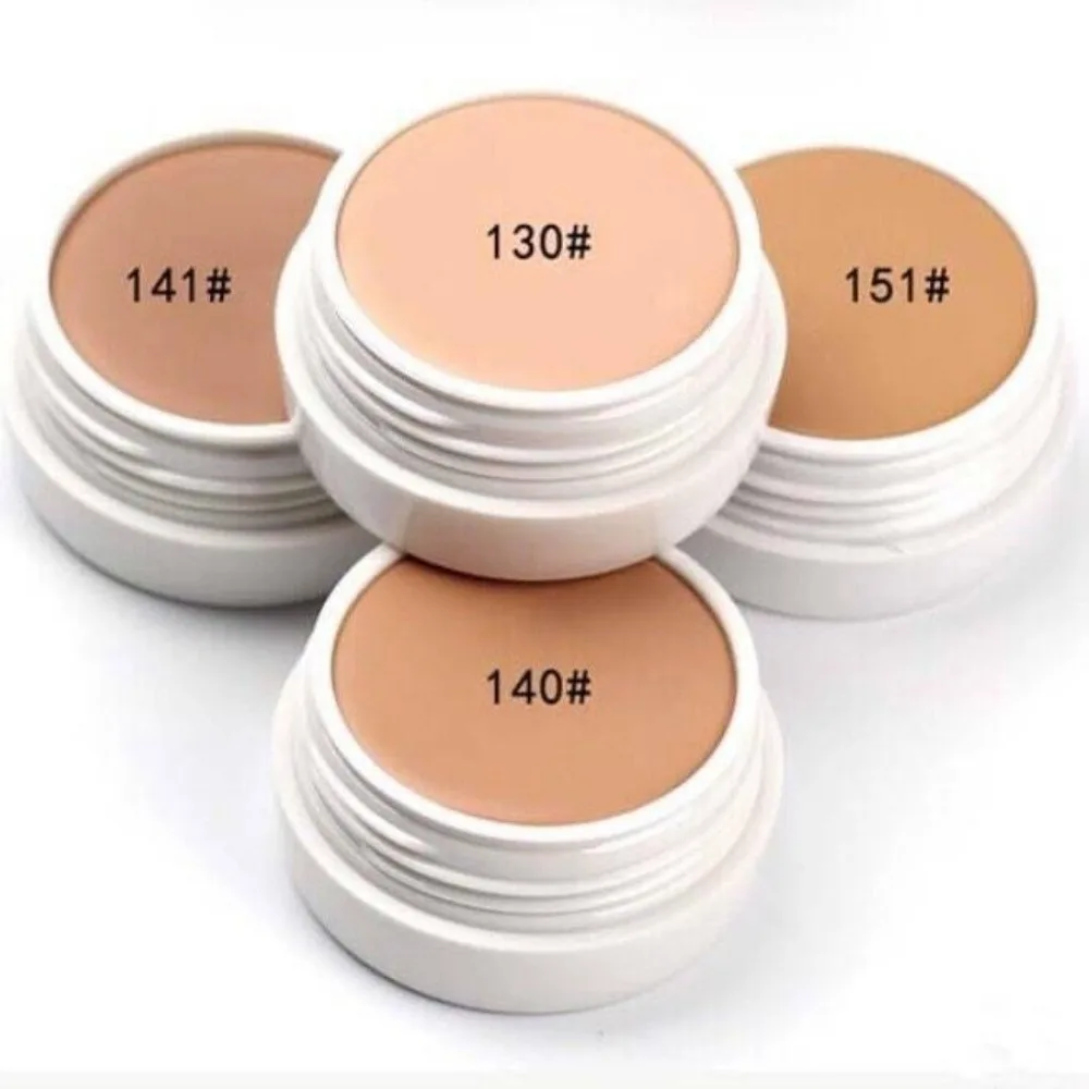 Waterproof Full Coverage Concealer Long Lasting Oil Control Face Concealer Covering Dark Circle Acne Natural Finish Foundation