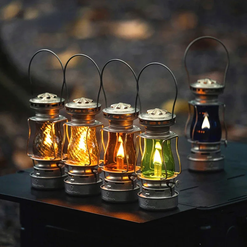 ThousWinds Twilight Kerosene Camping Lantern Emotion Oil Lamp Outdoor Portable Retro Lights for Picnic Backpack Camping Supplies