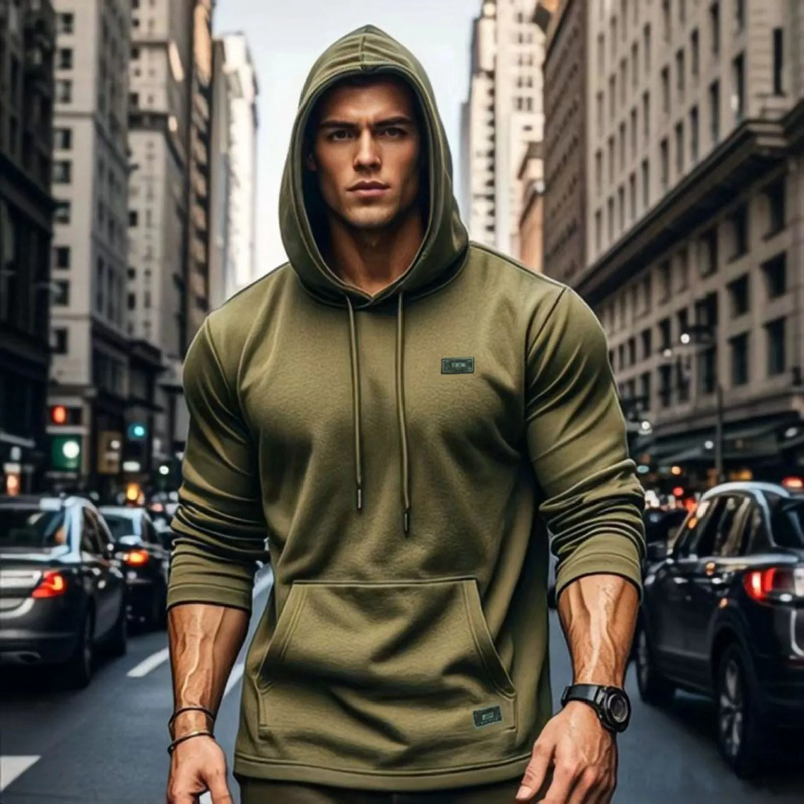 

Men's Hoodie Sweatshirt Long Sleeves Fashion Knit Pullover With Pockets Star Slipper Hoodie Sweater Dresses for Men