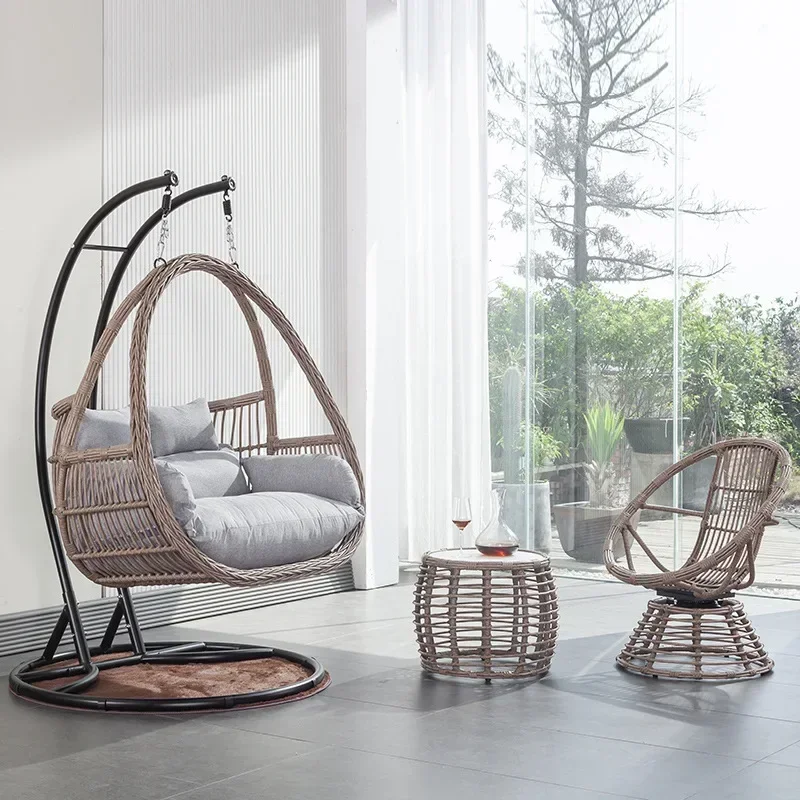 Outdoor Hanging Basket Leisure Balcony Hammock Hotel Cradle Egg Patio Swing Chair