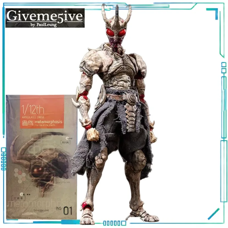 Giveme5ive Echte Metamorphose-De Opkomst van Insecten Airoki 1/12 Originele Pop Mobiele Model Speelgoed Collectibles
