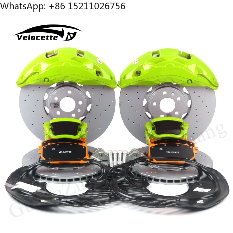 Upgrade Big Brake Calipers Kit 10N 10 Pot for Audi A1 A2 A36A4L A6L A7 A8 Rs4 RS5 Q8 porsche 10n Front and Rear Wheels
