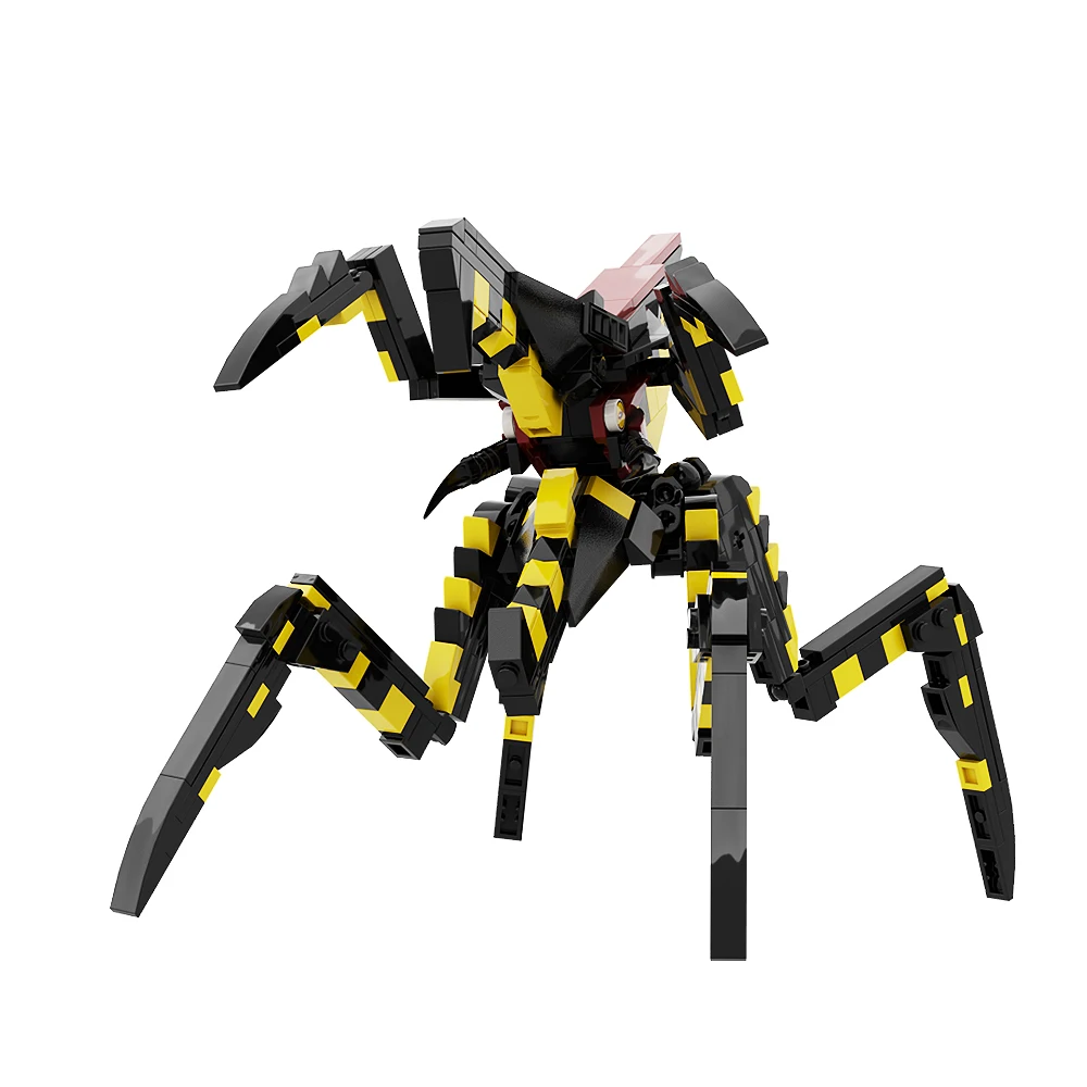 Gobricks MOC Film Stenschepen Troopered Warriors Bug Bouwstenen Arachnids Uropygis Model Insect Bricks Speelgoed Kinderen Gift