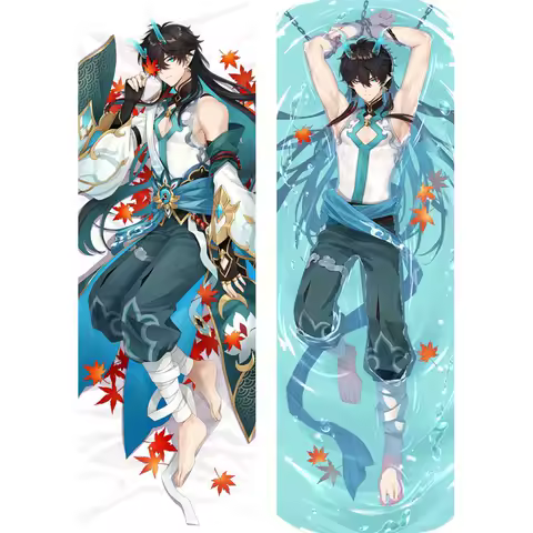 Dan Heng Imbibitor Luna Cosplay Dakimakura Anime Hugging Body Pillow Case Otaku Pillowcase Cover Home Cushion