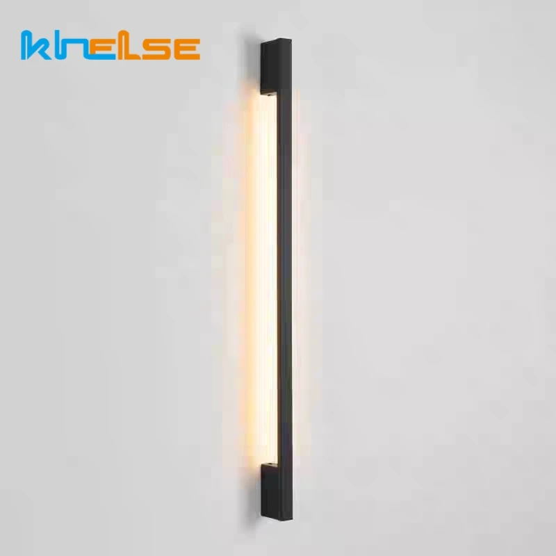 

Minimalist Long Strip Light Indoor Bedside LED Wall Lamp Living Room TV Background Corridor Decor Linear Sconces Light Fixture