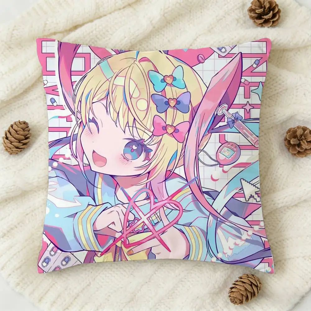 Needy Streamer Overload Double-sided Printed Square Decorative Cushion Cover for Sofa Living Room Home Decor