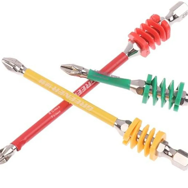

Anti Slip Rainbow Spring Batch Head Cross Coat, Ultra Hard Electric Screwdriver with Strong Magnet