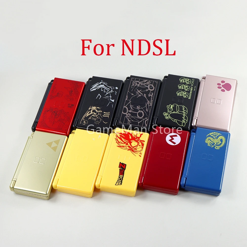 Conjunto completo de capa de substituição para nintendo ds lite, conjunto com botão, para edição limitada