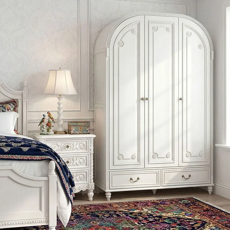 

Wooden Nordic Wardrobe Minimalist Modern Door Cabinet Cupboard Storage Clothes Closet Organizer Bedroom Ropero Home Furniture