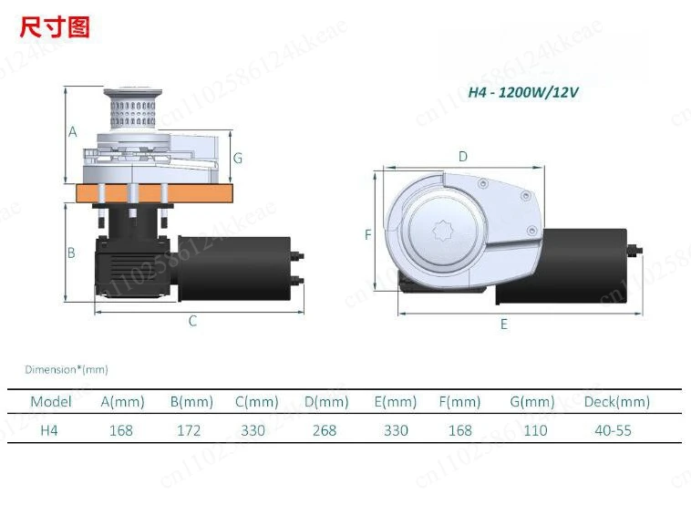 316 stainless steel vertical high head/low head windlass winch 12V 1200W suitable for ships up to 16 meters yacht