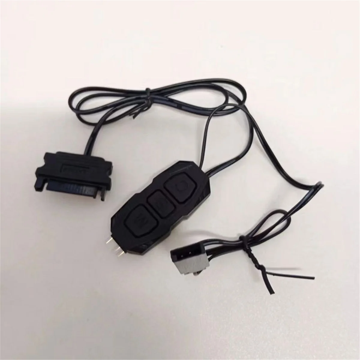 A05RP ARGB Controller Cable 5V 3 Pin RGB Controller SATA Power Supply Light Strips Controller Cable for PC Motherboards