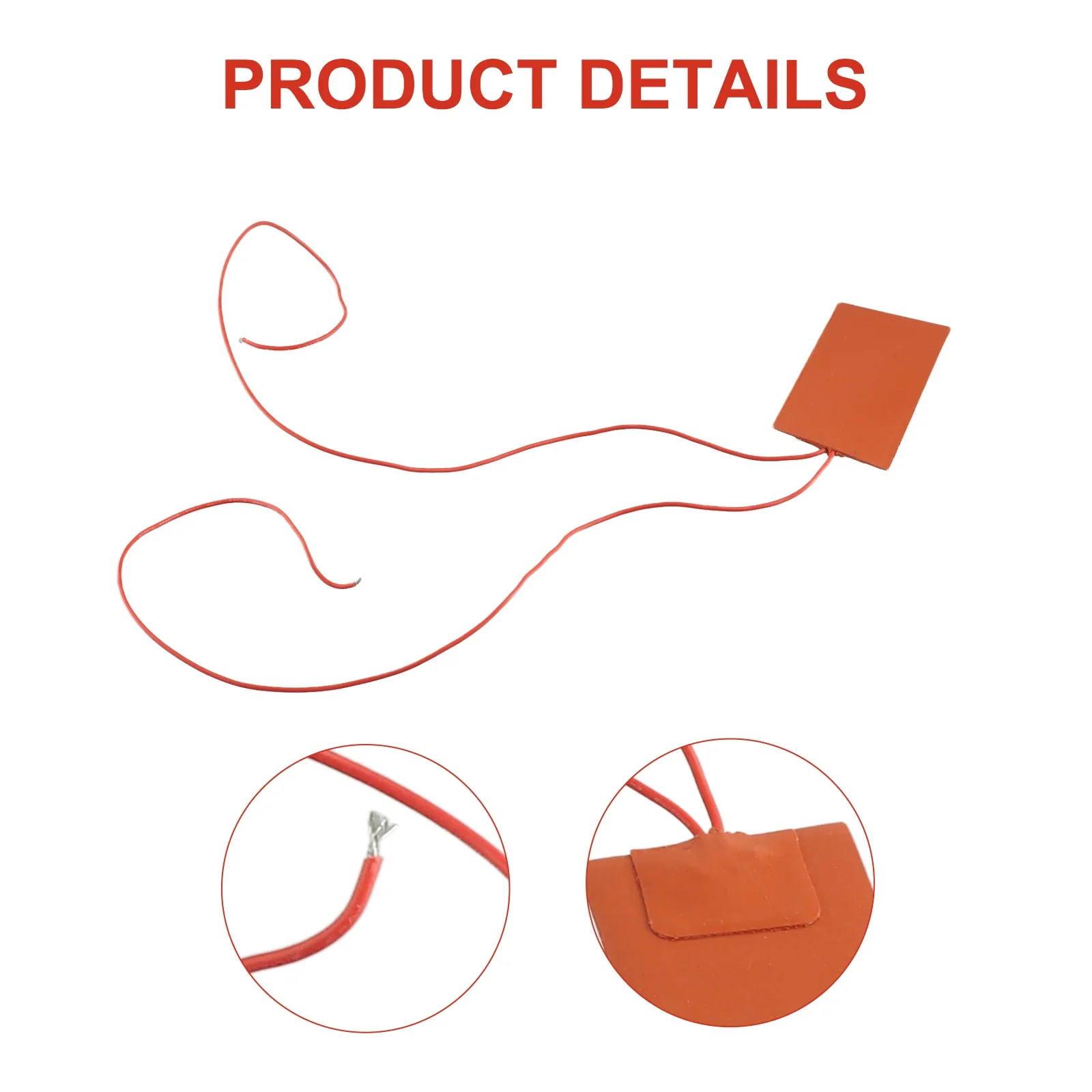 

Водонепроницаемая силиконовая грелка, квадратный тепловой коврик, пластина для принтера, высокая плотность тока, безопасная и влагостойкая конструкция