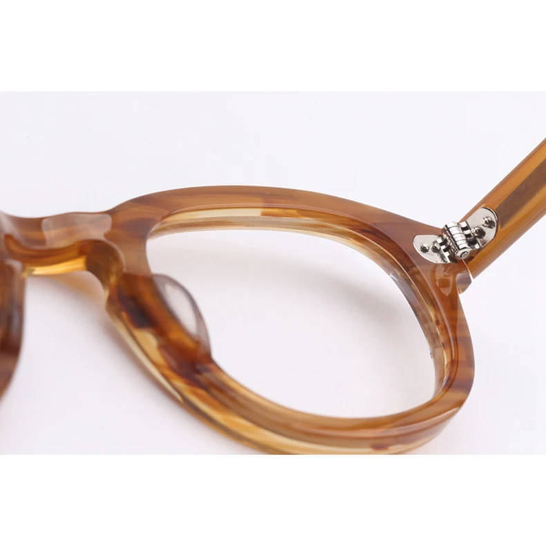 Johnny Depp Lemtosh Glasses Men's Computer Glasses Frame Women's Luxury Brand Retro Acetate Men's Transparent Lens Glasses
