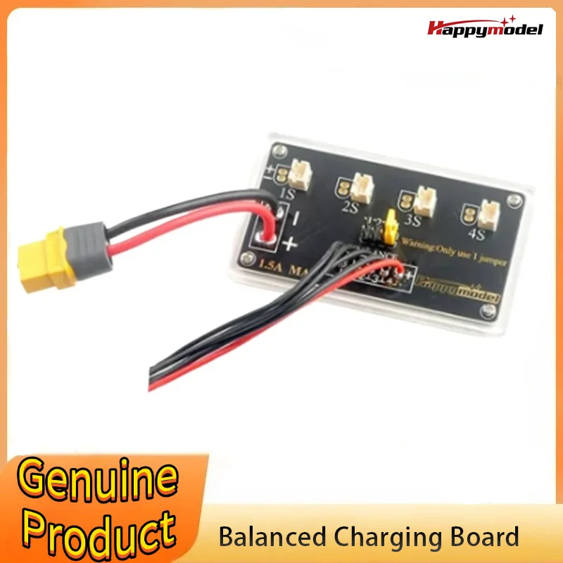 

Happymodel 1S Series Lipos Balance Charging Board 2-4 Way 1.5A Max with XT60 Plug Connector For ISDT HOTA Charger