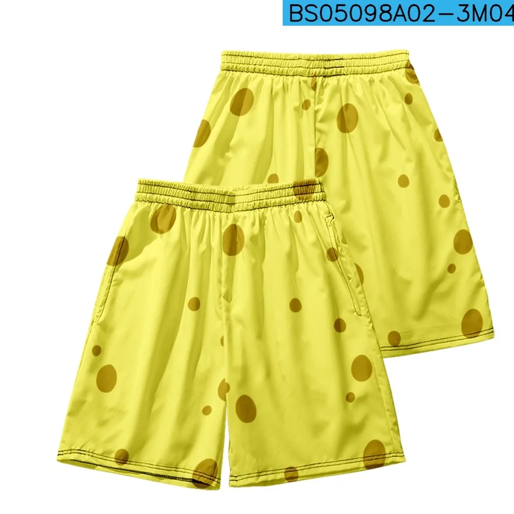 SpongeBob shorts Captain Eugene men\'s loose fitting couple beach pants  Patrick Star same style shorts summer Family Parenting