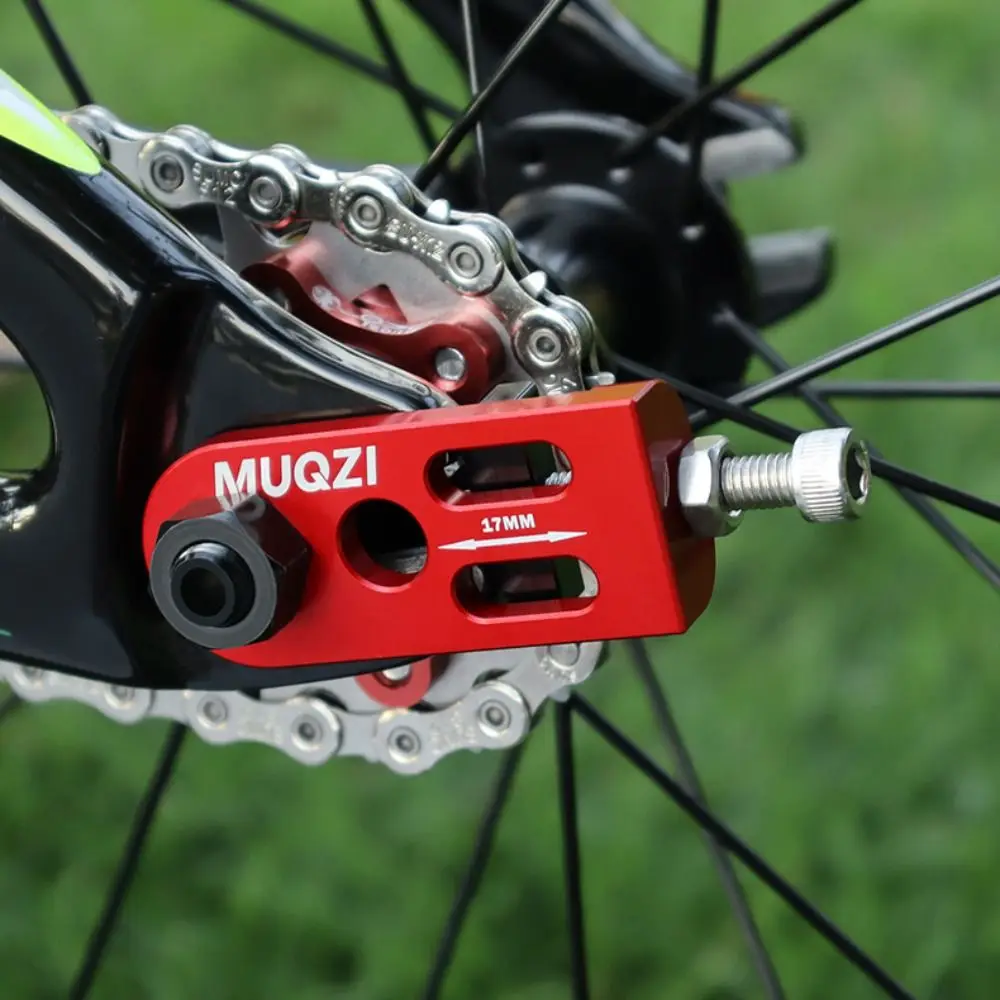 Bicicleta Chain Adjuster e Tensioner Fastener, Parafuso de liga de alumínio para BMX Fixie Bike, Bicicleta de velocidade única