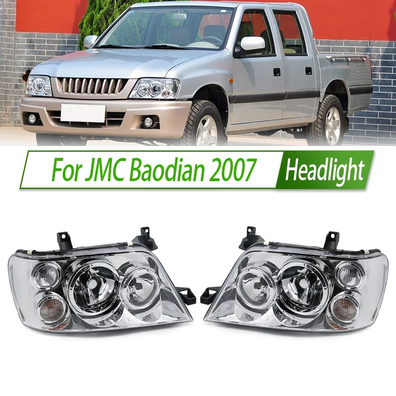 

For JMC Baodian 2007 Halogen Headlight Assembly OEM Style Front Headlamp Bulb Socket Plug & Play Replacement