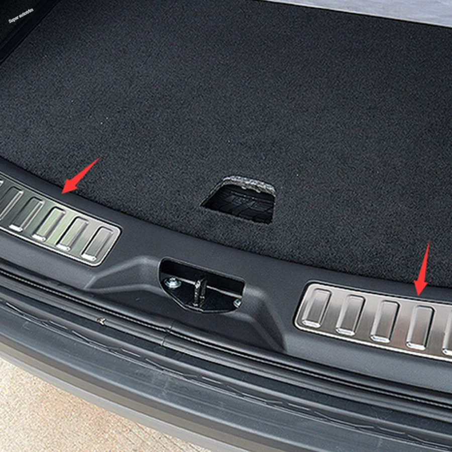 

Rear Trunk Door Sill Foot Plate Guard Panel Protector Cover Trim For Land Rover Discovery Sport 2015 - 2023 Accessories Interior