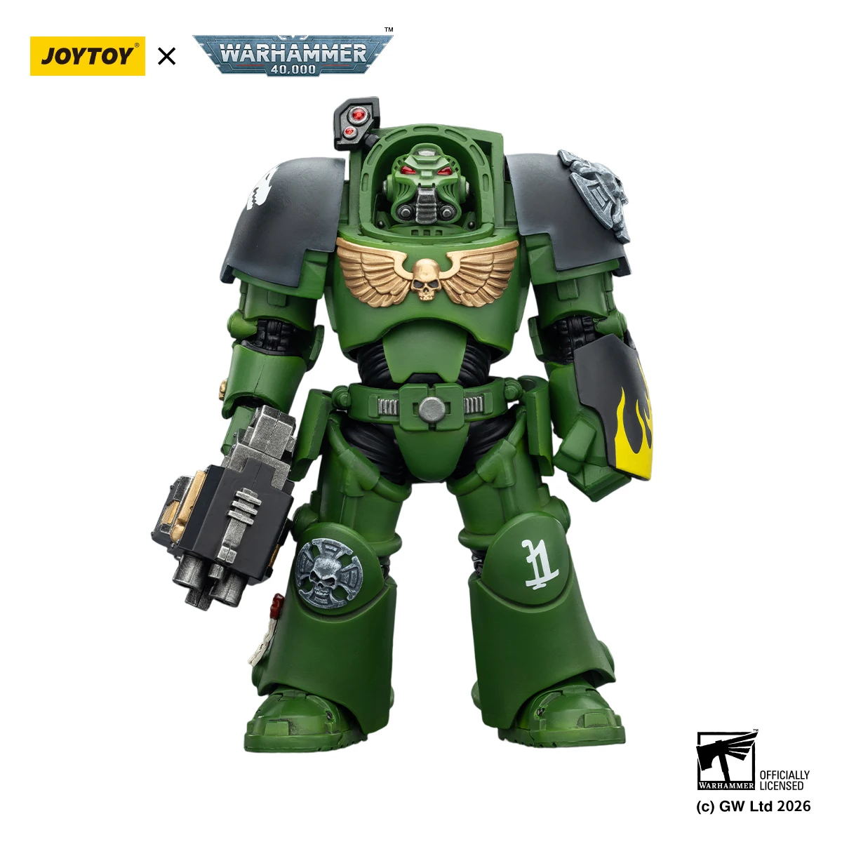 JOYTOY Warhammer 40.000 1/18 Actiefiguren Terminator Black Templars Dark Angels Imperial Fists White Scars Salamanders - afbeelding 1