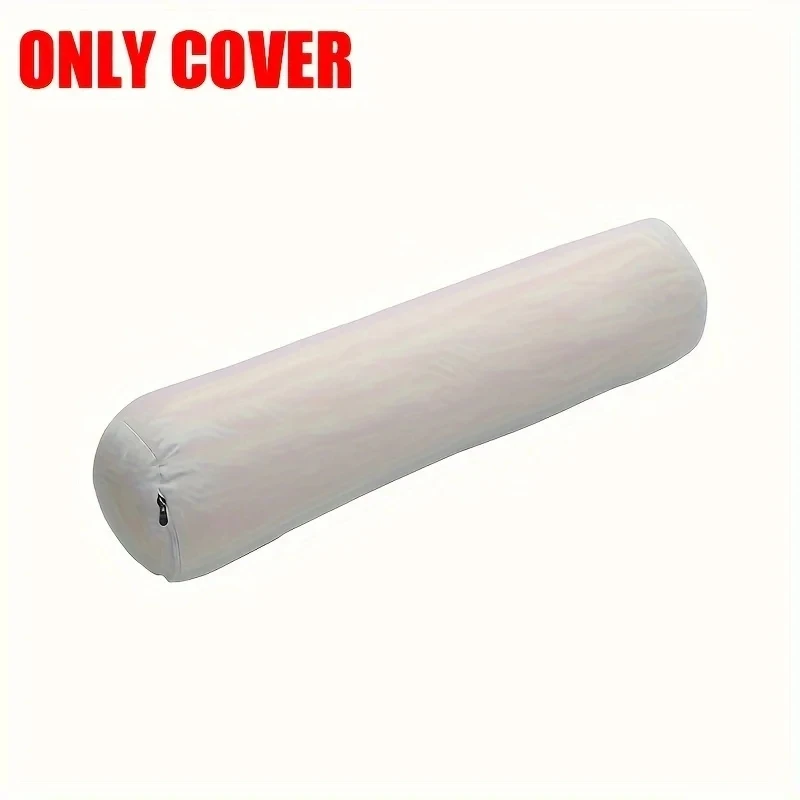 Cotton Cylindrical Candy Pillowcase, Adult Long Sleep Pillowcase, Cervical Roll Pillowcase with Round Zipper, Pillowcase Only