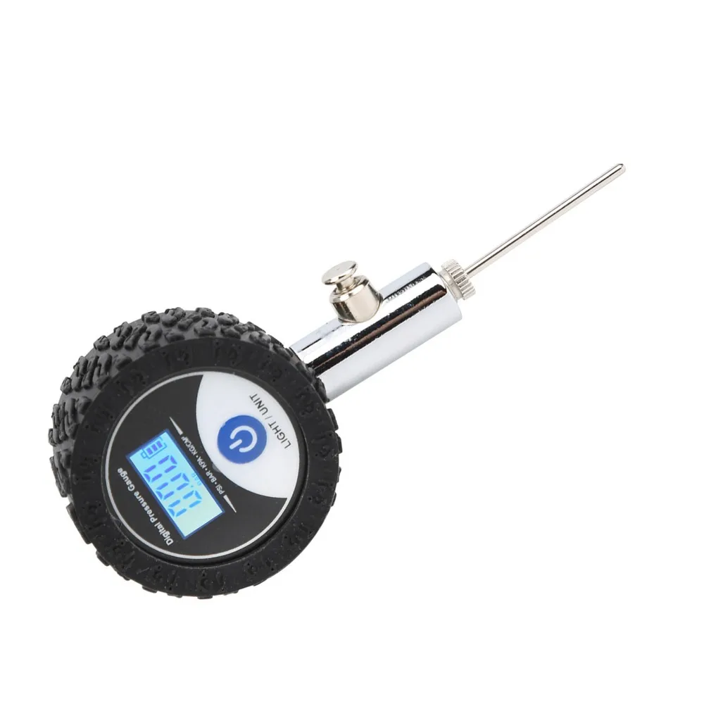 

Digital Display Digital Pressure Gauge LED Display High Accuracy Mini Barometer Rubber Protective Cover Portable Pressure Tester