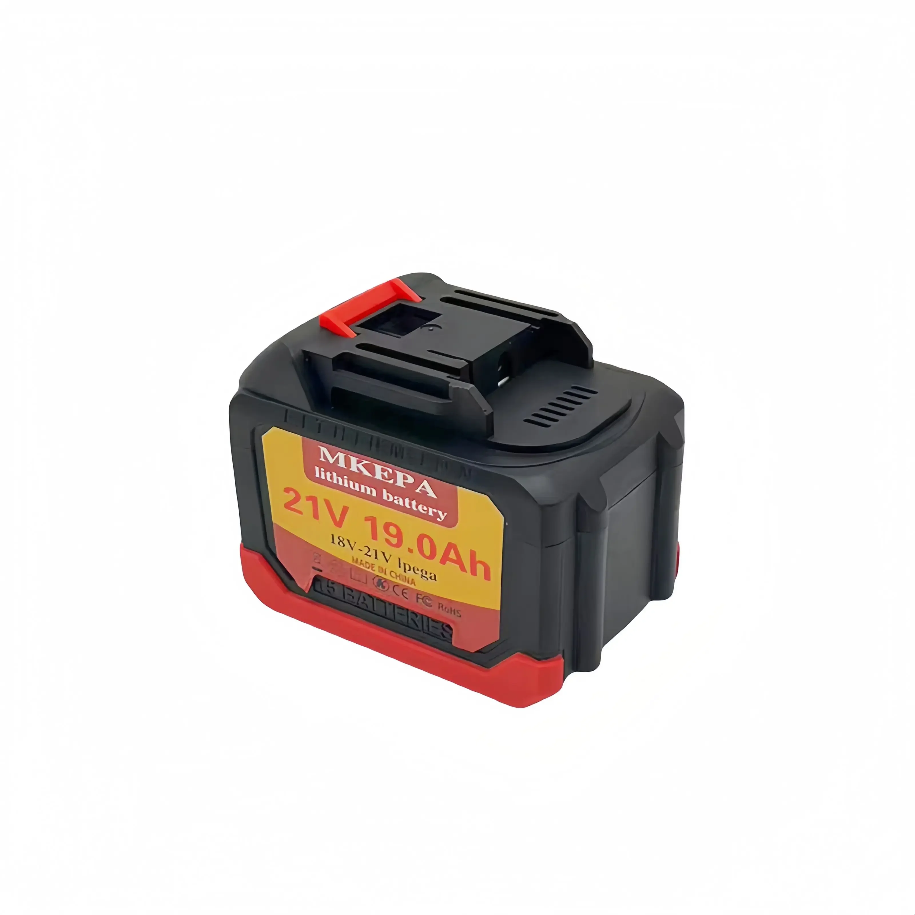 21V 19000mAh new lithium-ion rechargeable battery, can be used to replace power tool batteries