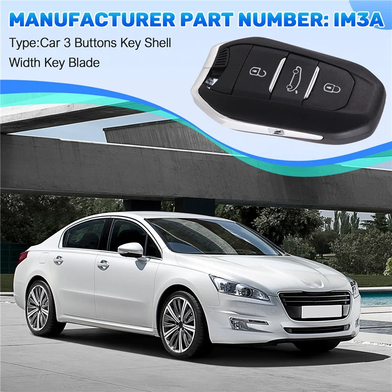Smart Remote Car Key 433Mhz 2PCS 4A Chip For 307 308 3008 508 5008 For Citroen C3 C4 For Opel HU83