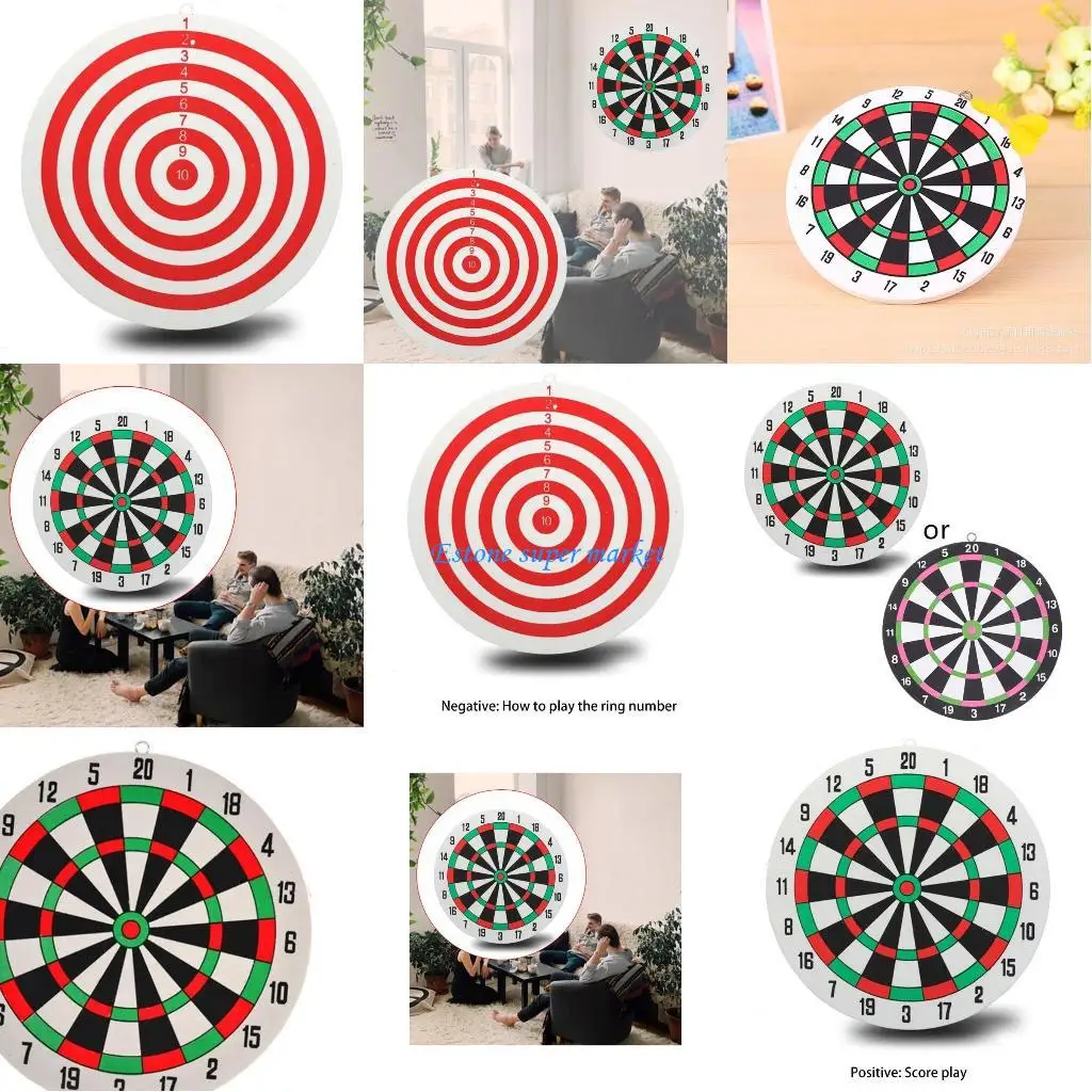 

090B Game Dartboard with Lightweight Tip Darts for Toddler Family Game Gift