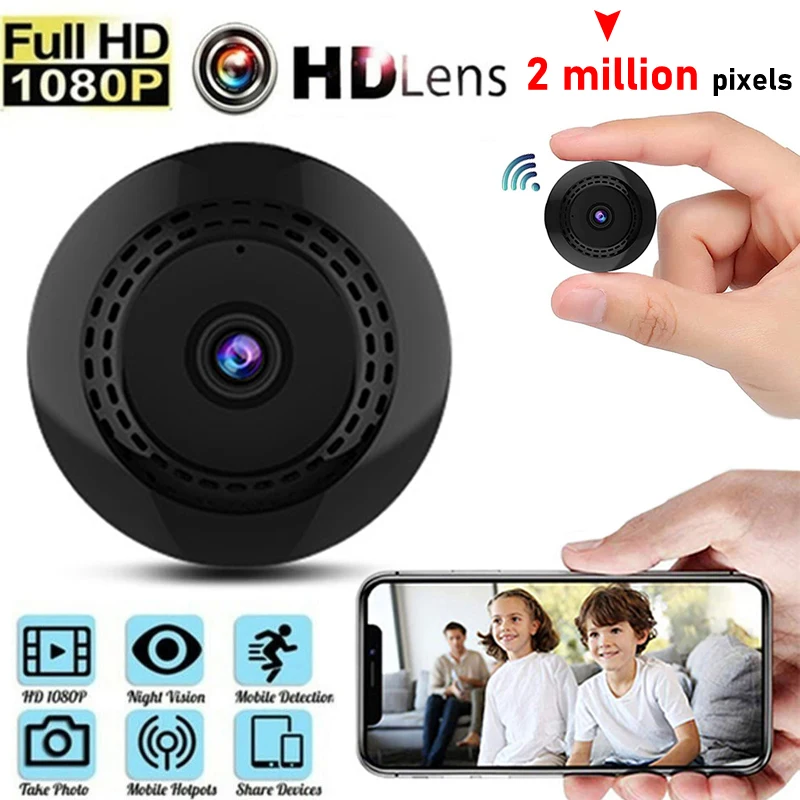 HDQ15 Night Vision 1080P Wireless WiFi Mini Camera Security Motion Detect Remote Monitor Camcorder Video Surveillance Smart Home