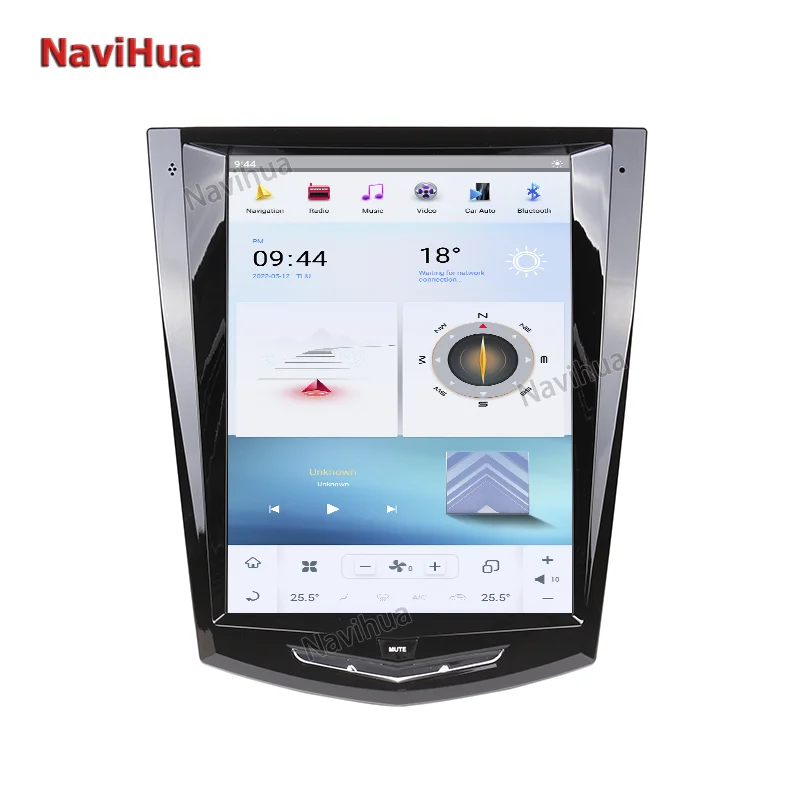 Android Car DVD Player IPS Touch Screen Multimedia System with GPS Navigation Stereo and WiFi Combination for Cadillac