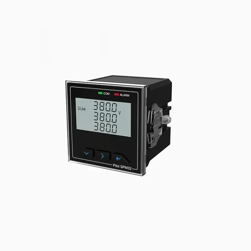 SPM32 Compact Multi‑Function Power Meter, Three‑Phase Four‑Wire High‑Precision Voltmeter