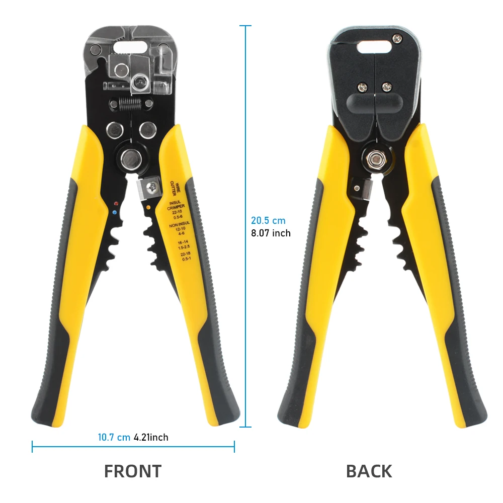 Wire Stripping Multifunctional Pliers For Cable Cut CrimpTerminal High Precision Automatic Hand Tool Crimper Cable Cutter