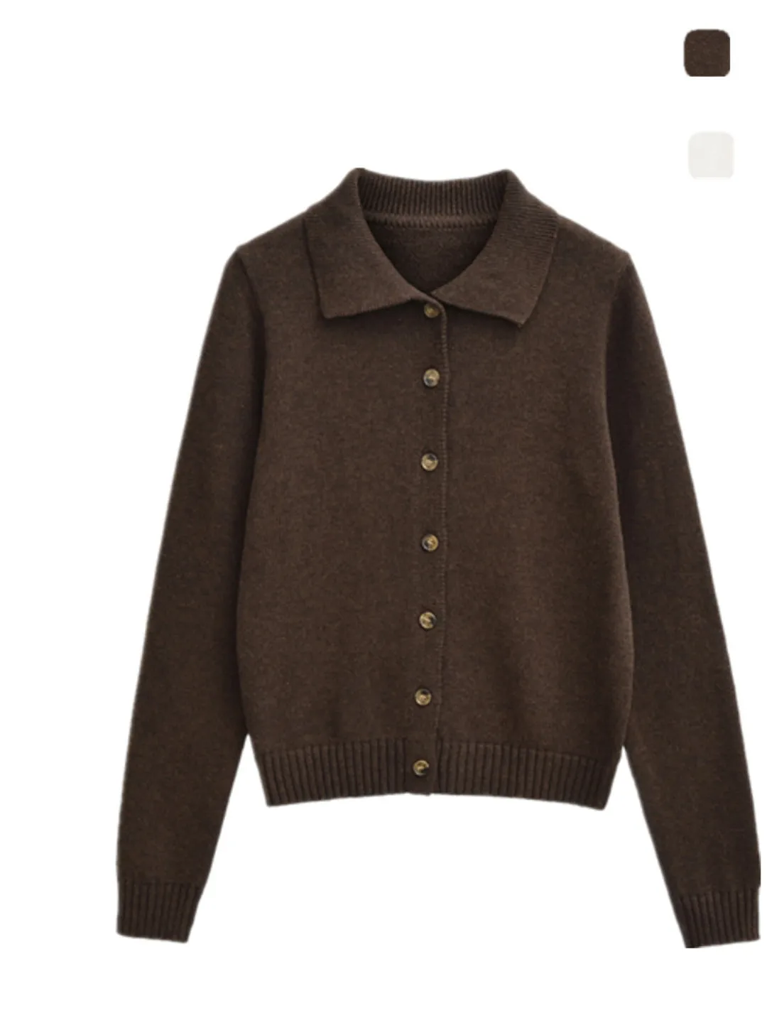 

Ретро-кардиган в американском стиле, вязаный, однотонный, на одной пуговице, приталенный, универсальный, женский топ