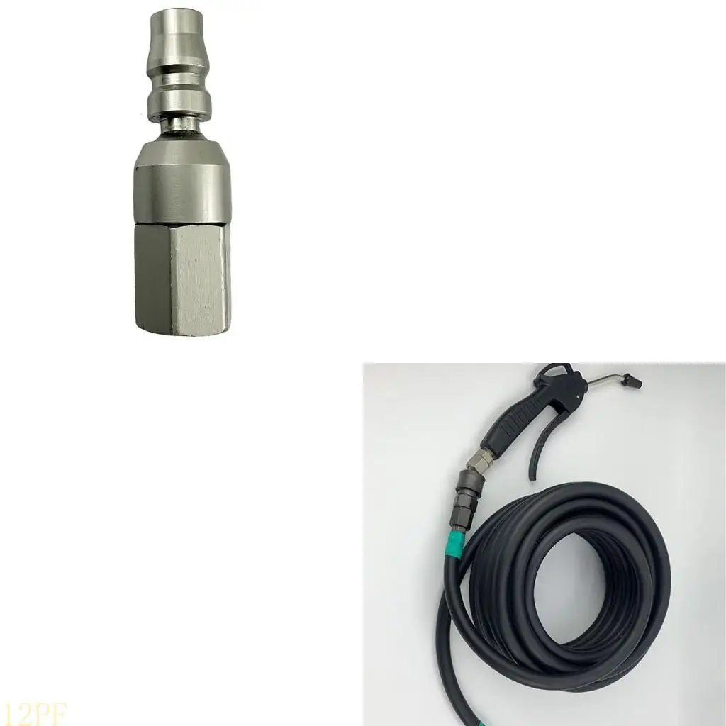 12PF Carbon Steel Air Quick Connector Leakproof Design With Double Thread Option