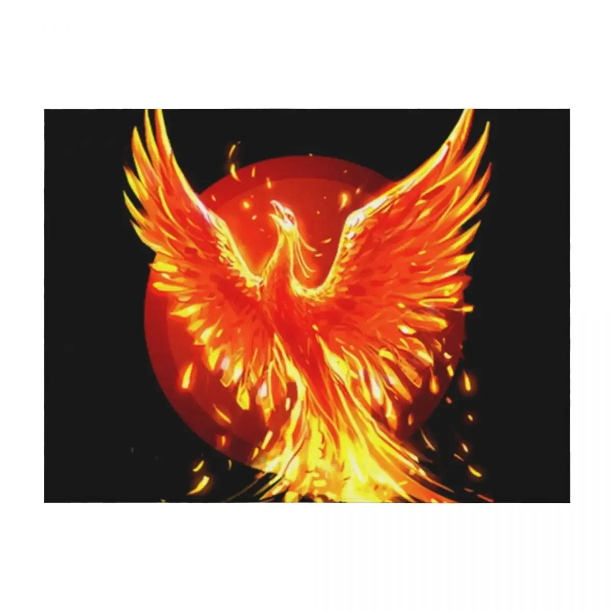 

Phoenix Throw Blanket Sofa Luxury cosplay anime Nap Blankets