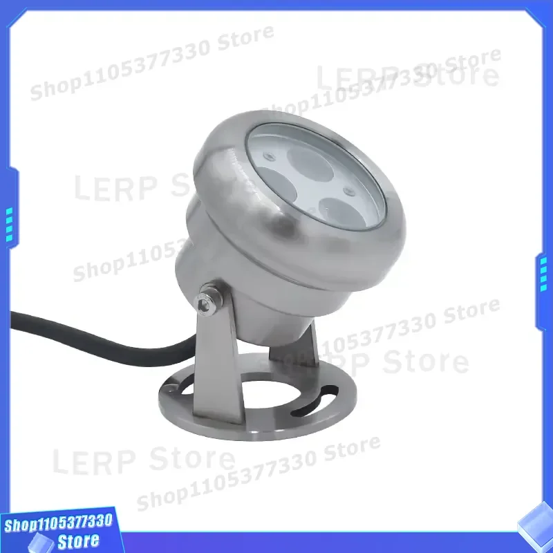 316L Stainless Steel 24V 3W IP68 Waterproof LED Pool Light for Underwater Landscape Swimming Pool Decoration 304 Grade IP68
