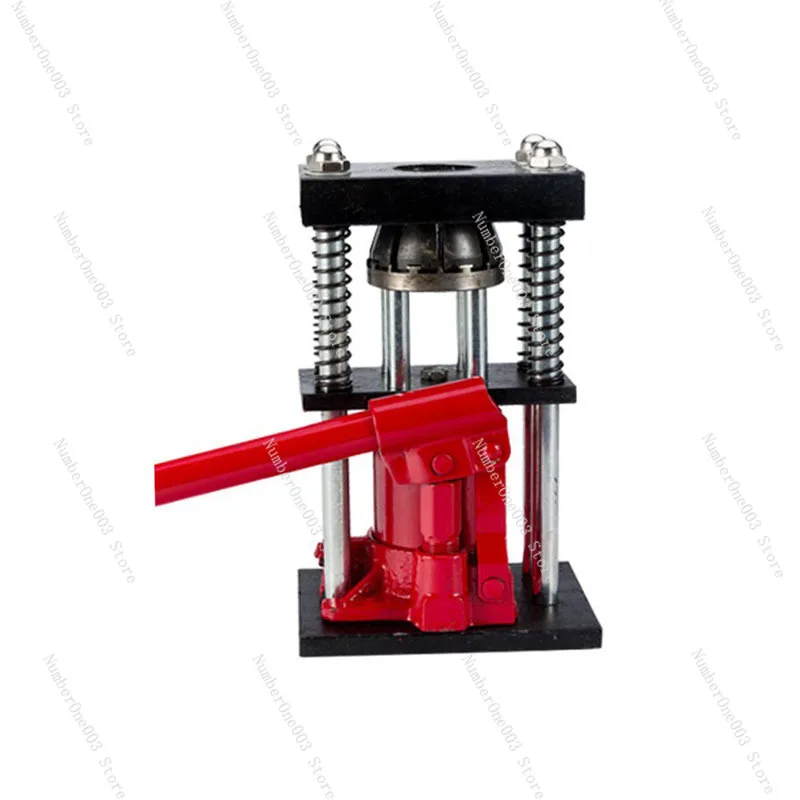 D-type 8-tooth Hand Plastic Hose Crimper Hose Crimping Tool Benchtop Hydraulic Clamp High Pressure Tube Crimping Machine 12~20mm