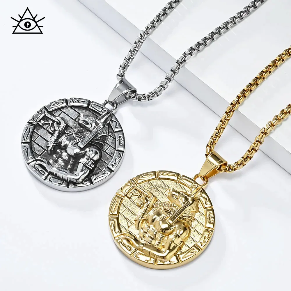 Trendy Saint Michael Pendants Holy Angel The Archangel Pendant Necklace for Men Women Blessing Religious Accessory