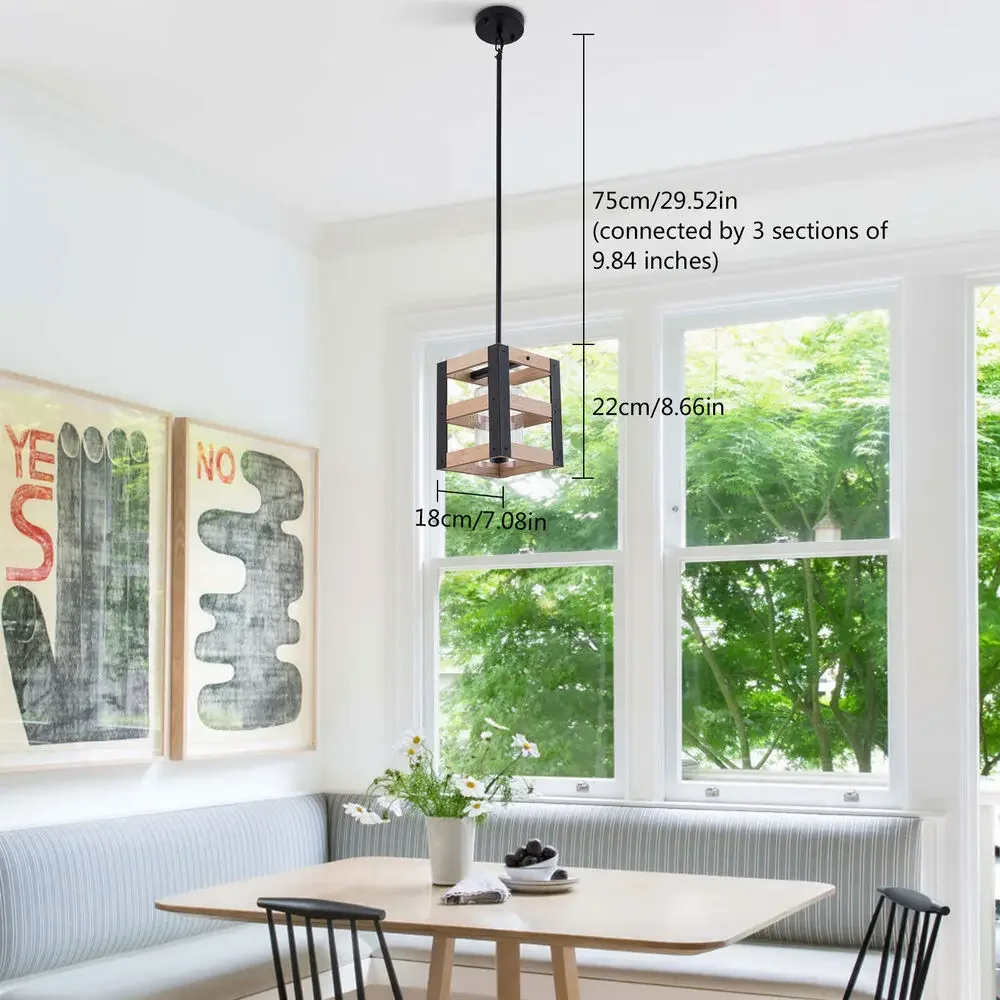 

Modern Farmhouse Pendant Light Chandelier Attic Ceiling Lamp Kitchen Dining Room home decor