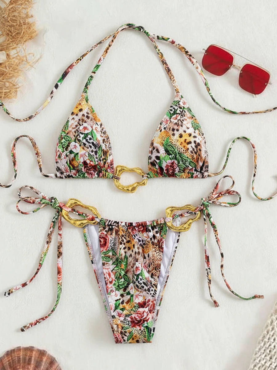 

Micro Bikinis 2026 Women Trends Swimsuit Sexy Swimwear String Bikini Set Brazilian Biquini Female Striped Beachwear Party Wear