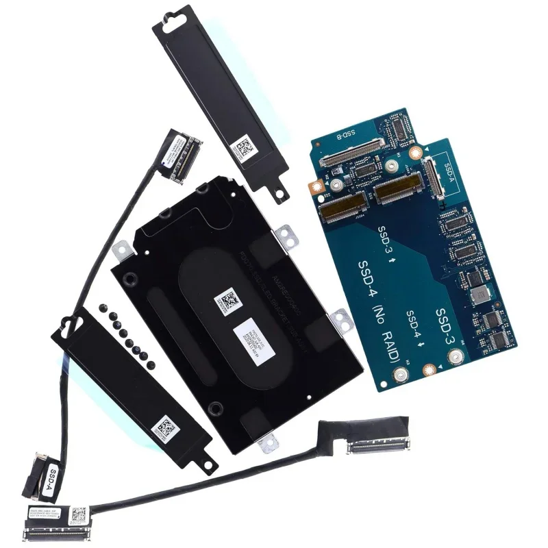 SATA Interposer Board D3P25 LS-J106P to NVMe M.2 SSD Hard Drive SSD-3 and SSD-4 w/ 2.5