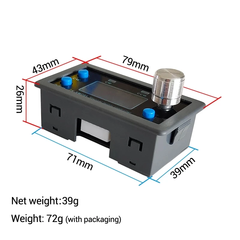 SMC01 42 57 Stepper Motor Controller Positive And Reverse Angle Pulse Speed Board Programmable PLC Serial Communication Dropship