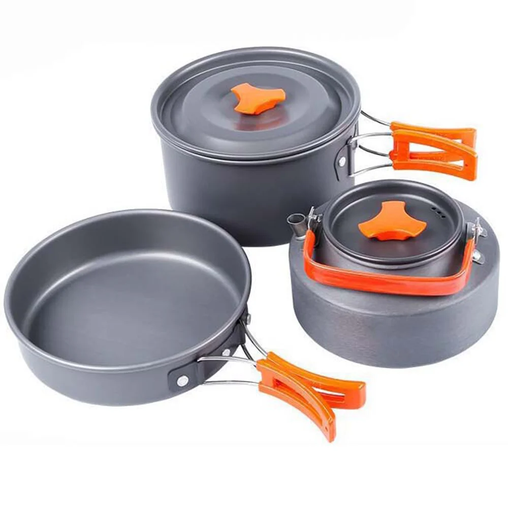 

Camping Tableware Outdoor Cookware Set Pots Tourist Dishes Bowler Kitchen Equipment Gear Utensils Hiking Picnic Travel equipment