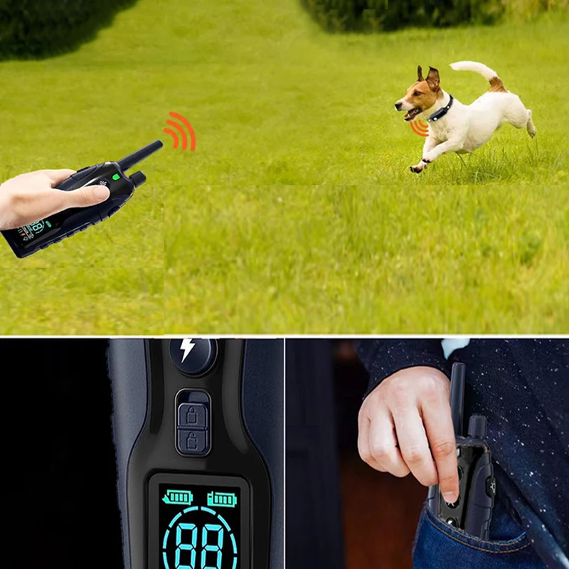 Imagem -02 - Led Elétrica Anti Bark Trainer para Pet Dog Ultrasonic Repeller Training Aids e Comportamento