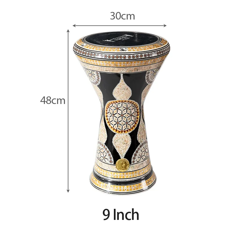 Middle Eastern Drum Darbuka Arabic Drum Handclapped Percussion Instruments Made In Egypt 8 Inch Aluminum